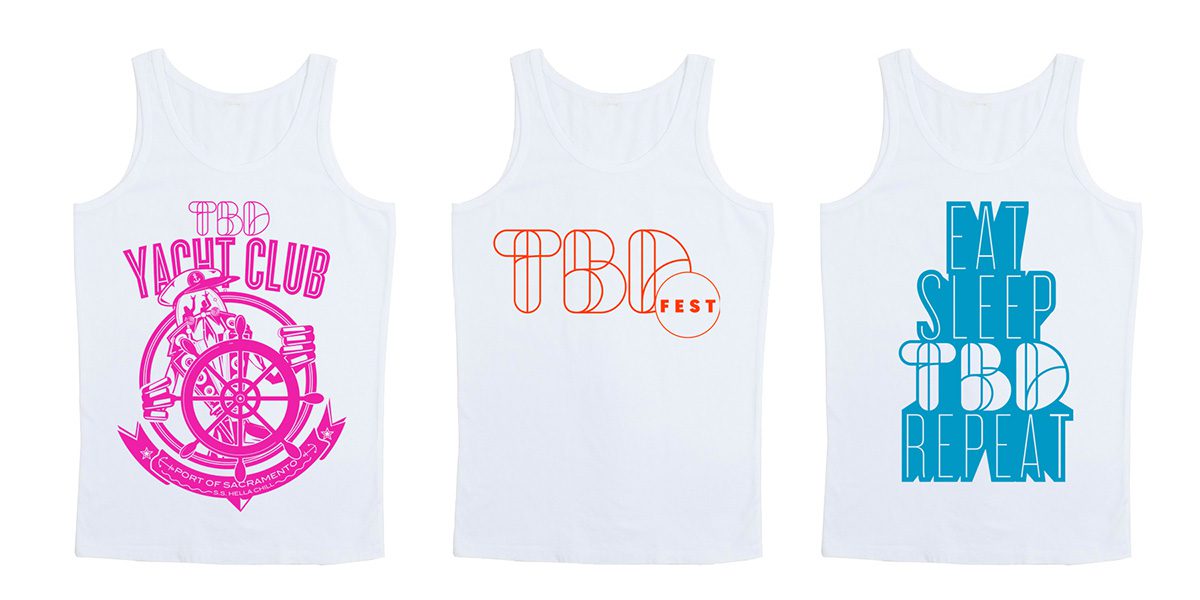 TBD Fest 2015 Sacramento apparel designed by jason Malmberg for decabet