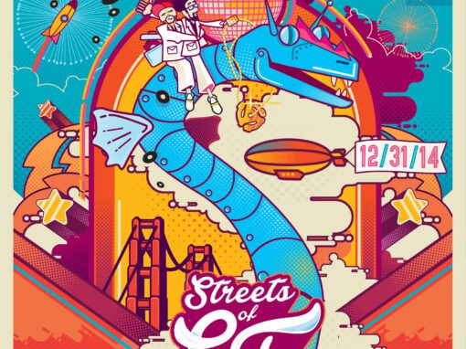 Chromeo – NYE Poster – San Francisco 2014