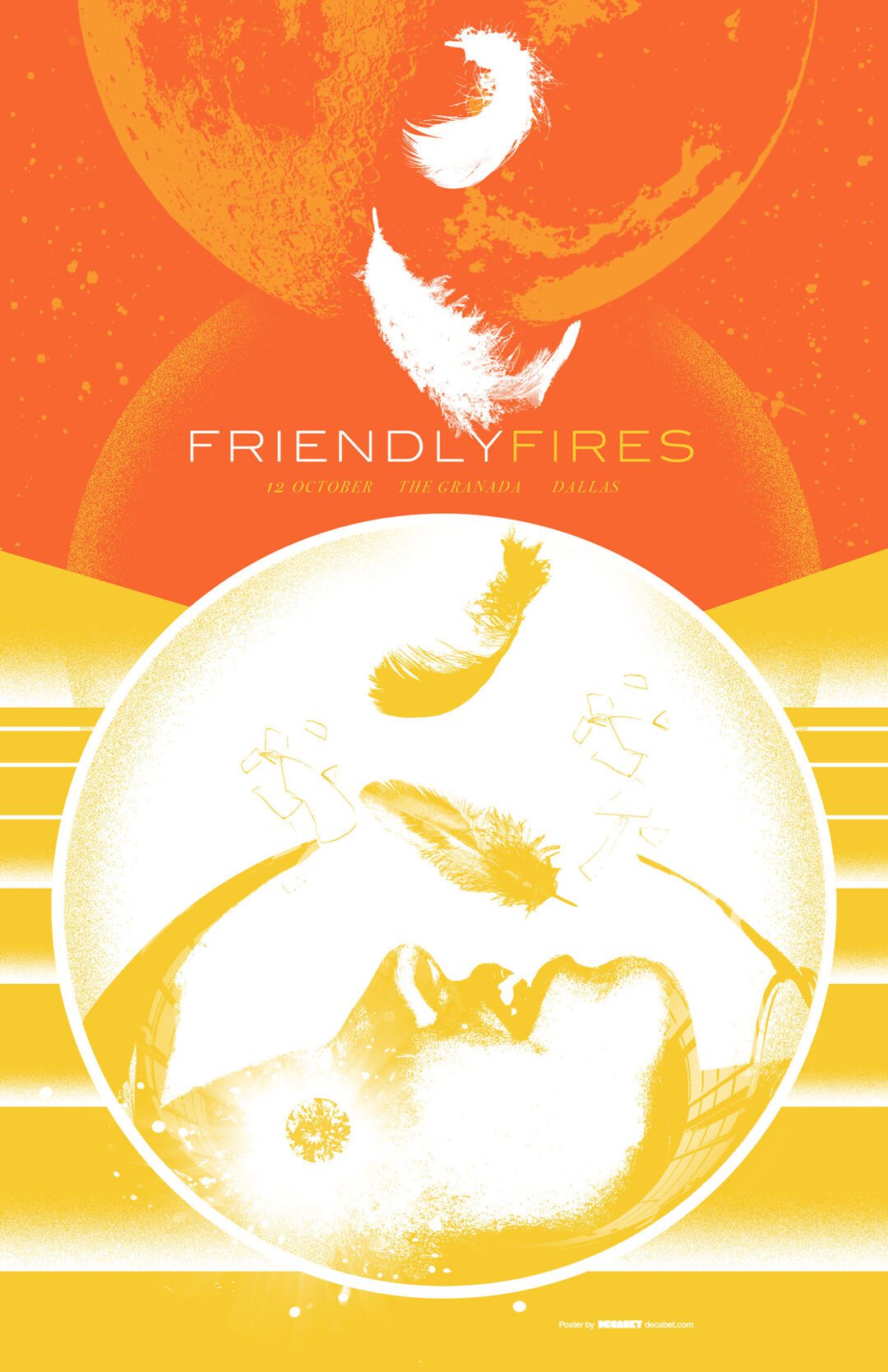 Friendly Fires Poster Dallas 2011