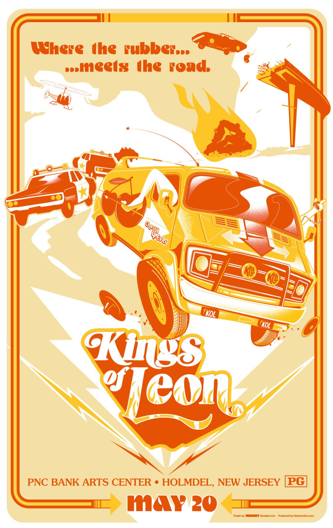 Kings of Leon Poster New Jersey 2017