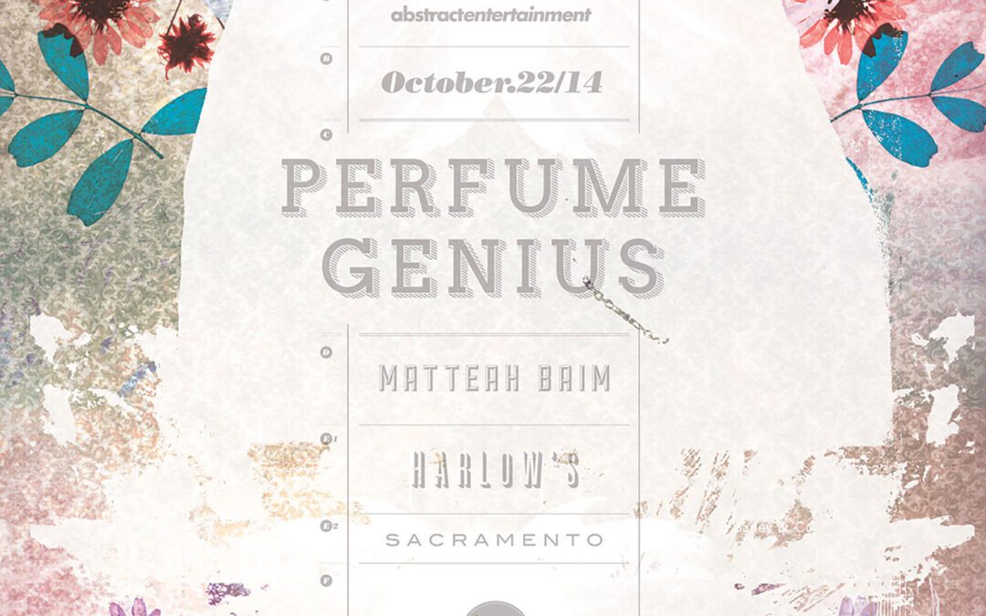 Perfume Genius Poster 2014 Sacramento