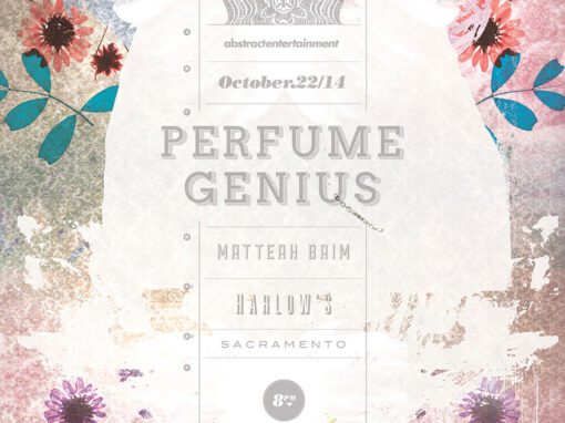 Perfume Genius Poster 2014 Sacramento