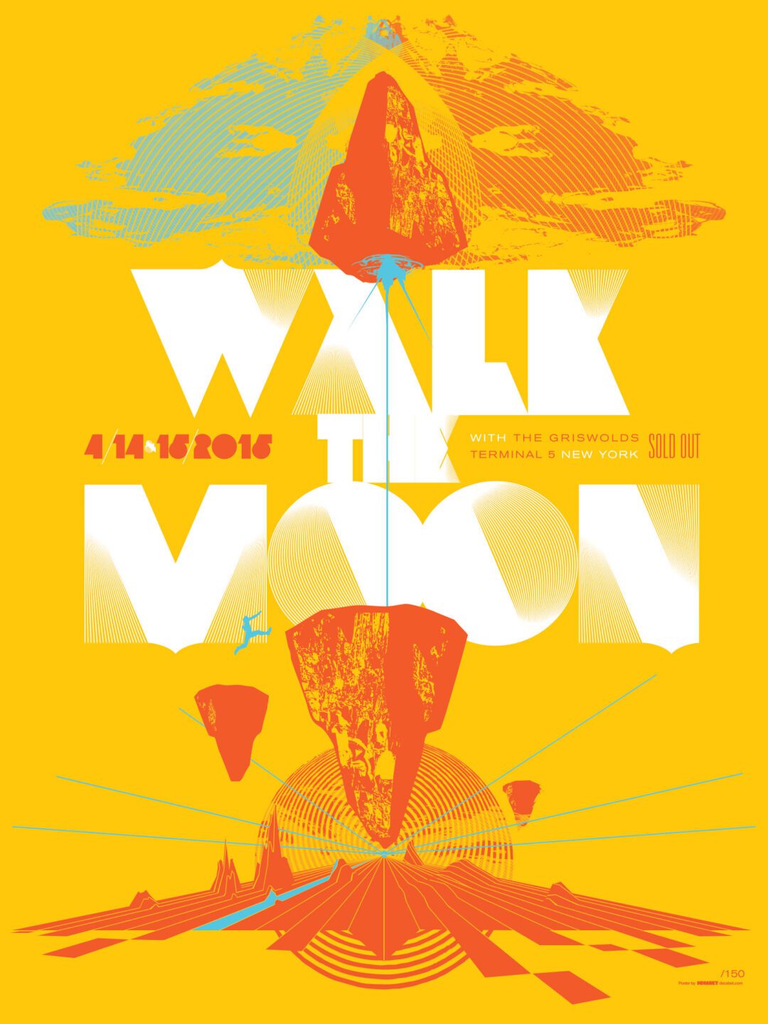 Walk the Moon Poster 2015 New York City