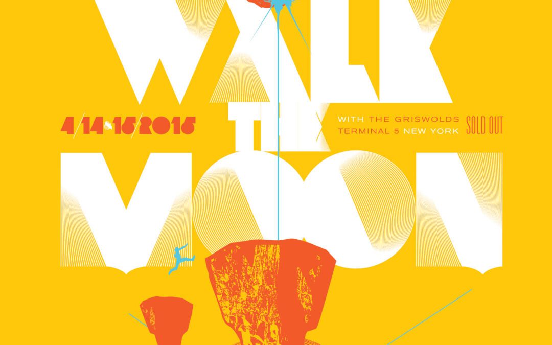 Walk the Moon Poster 2015 New York City